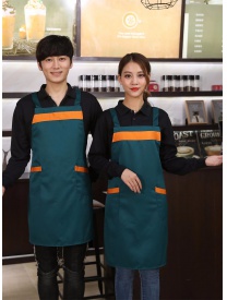 H寬帶圍裙 墨綠