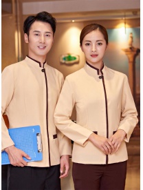保潔服一?？?米黃