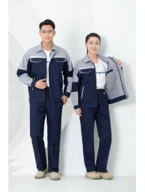 FB002 藏青拼淺灰格子里布
